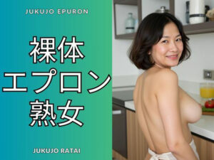 裸体エプロン熟女