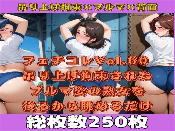 フェチコレVol.60 吊り上げ拘束されたブルマ姿の熟女を後ろから眺めるだけ【総枚数250枚】