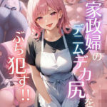 家政婦のデニムデカ尻をぶち●す！！