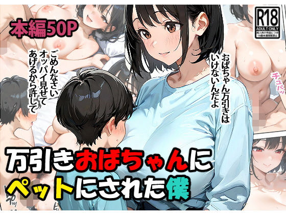 万引きおばちゃんにペットにされた僕