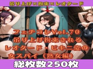 フェチコレVol.70 吊り上げ拘束されるレオタード・ビキニ姿の女スパイ（熟女編）【総枚数250枚】