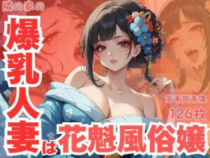 隣の家の爆乳人妻は花魁風俗嬢