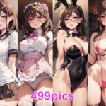 SNSにエッチな自撮りをUPしていたのが部下にバレて、おもちゃにされる女上司のCG集