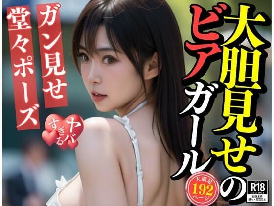 ガン見せして堂々ポーズのビアガーデンでまさか・・・!!!!