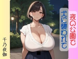 夜の公園で犬に襲われて