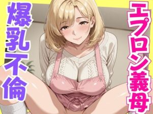 爆乳不倫〜エプロン義母編〜爆乳なエプロン姿の義母と実家不倫 密室で何度も中出し！