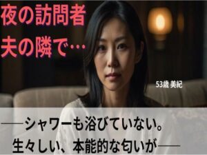 【シニア恋愛】「夜の訪問者」〜シャワーも浴びていない、生々しい本能的な匂いが〜53歳美紀