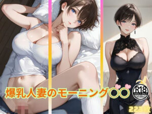 爆乳人妻のモーニング○○ 我慢できる…?